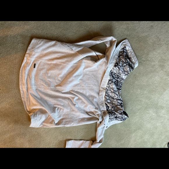 Lululemon savasana method wrap ghost nesting bird jacket size 6 - Picture 4 of 10